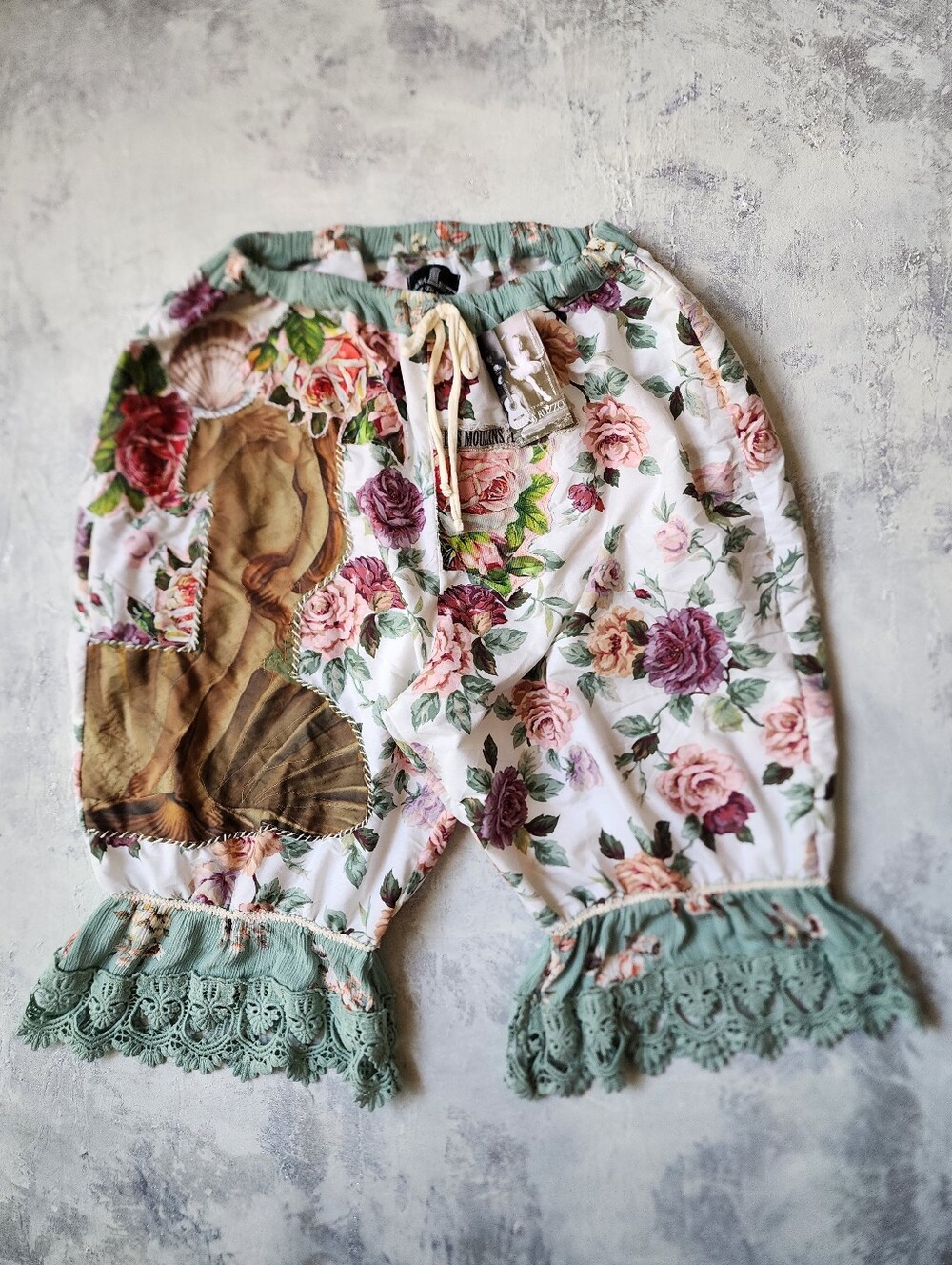Bloomers Victorian Pants Vintage Cottage Ruffles Venus Patchwork Antique Lace